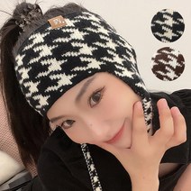 골프 귀도리 헤드밴드 니트헤어밴드 겨울아이템 등산 스키 라이딩 귀달이모자