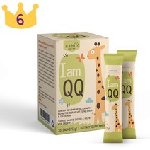 [유비바이오] 아이엠 큐큐 / 맛있는 키즈녹용 어린이 비타민 30 포, 30포 6개