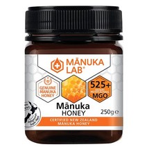 Manuka Lab 마누카 랩 뉴질랜드 꿀 MGO 525 250g 허니 Genuine, 1개