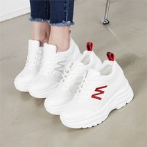 펄 로고 키높이 어글리 슈즈 (J524)