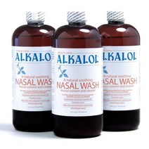 알카롤 코세정 코세척 청소 3병 / Alkalol Nasal Wash 16oz 3 Bottles