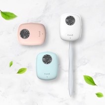 프롬비 바람 건조 무선 충전식 휴대용 칫솔 살균기 UV-C LED 살균 FB158프롬비 UVC 바람건조 1인용 미니 칫솔소독살균기 FB158, 바람건조 칫솔 살균기 인디핑크