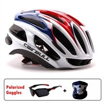 자전거부품 자전거용품 자전거용품쇼핑몰 Cairbull-MTB 로드 바이크 헬멧 초경량 사이클링 캡 자전거 경주용 BMX 스피드 콘테스트 안전모, [01] 54-58 cm, [03] Red Blue