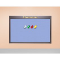 페브릭 게시판 (압정형) 2200x1200, 민트 블루, 선택안함, 2.DW-104