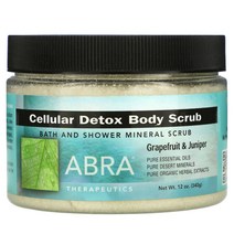 Abracadabra Abra Therapeutics Cellular Detox Body Scrub Grapefruit & Juniper 12 oz (340 g)
