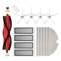 Xiao mi Mi 로봇 진공 청소기 1 / 1S SDJQR01RR SDJQR02RR SDJQR03RR Roborock E2 E3 E4 E5 S4 Max S5 메인 사이드 브러시, [10] Set K