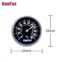 물병 쉐이크통 힙플라스크 등산 파우치 헬스물통 KANPAS 온도계 및 습도계 옥외 실내 자동차 용, hygrometer black
