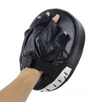 위닝미트 암미트 복싱탭볼 발차기미트1pcs Boxing Hand Target MMA Martial Thai Kick Pad Kit Black Karat, 02 black