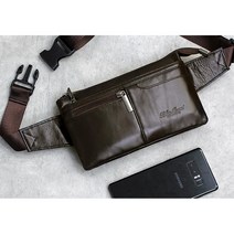 원클립 데일리 가죽 힙색 커플힙색 여행가방 허리가방 캠핑