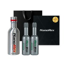 나노렉스 엔진오일첨가제 썬더 320ml + 렉스비오 연료첨가제 150ml 2EA 선물세트 (경유용)