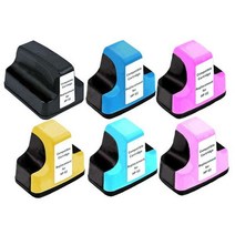 HP02 재생잉크 카트리지 C8721WA/ C8771WA/ C8772WA/ C8773WA/ C8774WA/ C8775WA, 재생잉크_HP02/파랑