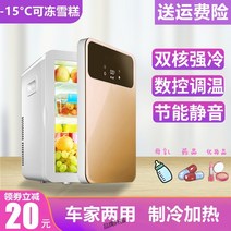가정용 차량용 현대 적인 기숙사 소형차 렌트룸 싱글 소형냉장고, T22-25L골드색 더블핵 디지털 타입