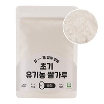 잼먹프로젝트 유기농 초기이유식 쌀가루 백미 200g
