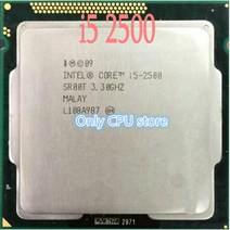 파워딜 I5-2500 CPU SR00T 3.30GHz 쿼드 코어 LGA1155 6MB 캐시 95W I5 프로세서 작동, 한개옵션0