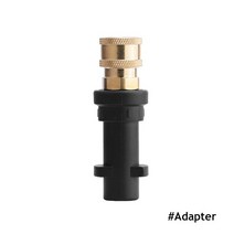 폼랜스 셀프세차 폼건자동차 고압 건 워셔 노즐 12mm 오토바이 액세서리 Karcher K K2 K3 K4 K5 K6 폼 청소, 01 Adapter