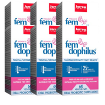 자로우 포뮬러스 4개세트 여성 펨 도피러스 10억 60캡슐 상온보관용 Fem-Dophilus 1 BILLION 60 Capsules, 60정, 5개