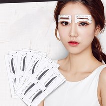 눈썹 모양 틀 가이드 그리기 4종 눈섭 남자 일자 는법 갈매기 다듬기 문신, 4호, 본상품선택