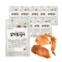 닭가슴살 육포 훈제오징어맛 포, 10팩(40g x 10ea)