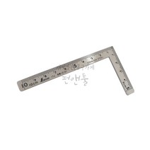 SHINWA 미니직각자 S-12101 5X10CM 소형 90도측정 목공구, 1개