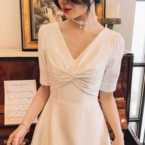 화이트 신부 웨딩 드레스 가벼운 럭셔리 파티 예복