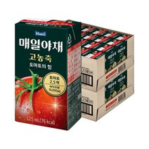 매일야채 고농축 토마토의 힘 125ML 48팩