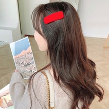 몽글몽글 포인트 헤어핀 똑딱핀 앞머리 옆머리 머리핀
