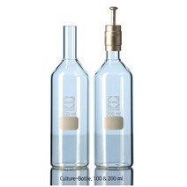 투명 유리 배양병 랩바틀 (뚜껑X) 100ml ~ 200ml, 200ml (1/EA)