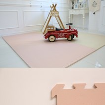 소리안나매트) 난연매트 60cm/운동/스포츠/방염/시공/퍼즐매트, 친환경_핑크