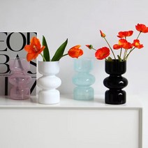 화병 꽃병 유리 호리병 4type, 블루