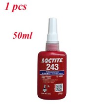 11020304050Pcs 록타이트 243 Threadlocker 스레드 씰링 접착제 이동식 나사 잠금 접착제 중간 점도, 1pcs 50ml
