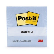 3M포스트잇 3M 포스트잇 노트 654, 크림블루