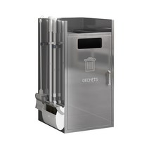 로고인쇄 주방 업소용 숨겨진 쓰레기통, C