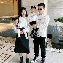 빅사이즈 돌촬영패밀리룩 아빠아들 맨투맨 엄마랑아기 후드티 모녀룩 돌가족사진의상대여