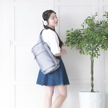 뱀피패턴 여성 슬링백 크로스 가방 남자대학생 가죽