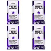 프롬바이오 수면건강엔 락티움 플러스 800mg x 30정 4개 꿀잠보장 숙면