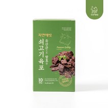 유산균으로 발효한 쇠고기육포 350g 35g 10봉 자연애벗, 10개