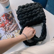 자이언트얀 빅얀 패브릭얀 루피 망고실 벨벳 가방만들기 핑거니팅, 벨벳자이언트얀(민트)500g