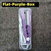 뿌리볼륨고데기 똥손탈출 반달고데기 앞머리고데기 전문가용 예스뷰티, 유럽 ​​연합, 보라색 상자