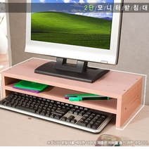 넷메이트 모니터 받침대 모니터 거치대 선반 2단 핑크, 쿠팡 파주친구 본상품선택