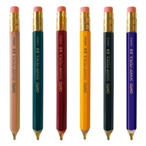 OHTO APS-680E 목재홀더샤프 2.0mm 펜슬 우드 연필 모양 육각형 베럴 질감 홀더심 상단 누름식 필기 지우개내장 분리 리필 목공 디자인 스케치 학교 신학기 필기류 문구, APS-680E 그린