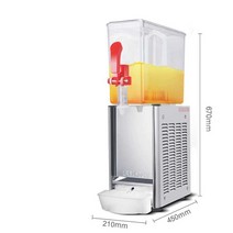 음료 디스펜서 주스 슬러시 냉음료 식혜 아이스티, 10L 단일 실린더 스프레이형( 냉각 모델)