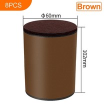 화물용 산업용 이동식 전동 수동 유압 테이블 리프트 대차 8pcs 금속 가구 피트 다리, 60x102mm 브라운
