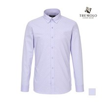 인디안 TREMOLO 도트 프린트 스트레치 셔츠__TRHNLWY1231