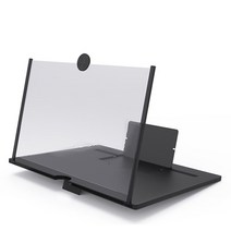 FOBIELLA 스마트폰 확대스크린 26cmX18cm, 블랙 x 1개