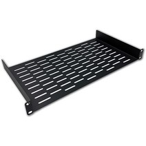 Electriduct 1U 서버 랙 선반 - 범용 48.3cm(19인치) 통기성 마운트 캔틸레버 트레이 네트워크 장비 캐비닛 오디오 시스템 인클로저 40.6cm(16인치) 깊이 5, 1U Shelf 10