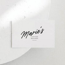 안내카드 제작 명함 인쇄 안내문 안내지 품질보증서 교환반품신청서 브로셔 드로잉퍼퓸 47, 100x150mm, 에그쉘 엑스트라 화이트 400g