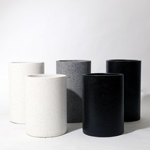 식물학개론 테라조화분 대형화분 거실화분 모음, 블랙