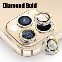렌즈 금속 링 보호 유리 아이폰 14 프로 맥스 플러스 카메라 13 12 미니 11 필름, Diamond Gold_12 or 12 Mini (2P