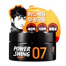 파워스윙 크림 왁스 07 80g-무광크림 미쟝센 헤어에센스 _ 23021601EA, 1, 본상품선택