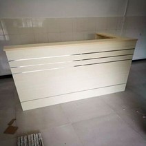 계산대 카운터 포스기 매장 식당 인포데스크 접수대 프런트 인포메이션 옷가게, 160x80x110cm, 단풍나무오른쪽